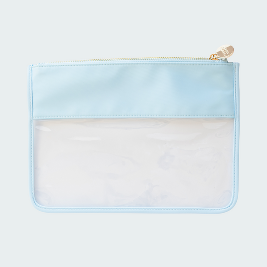 Ice Blue Clear Pouch