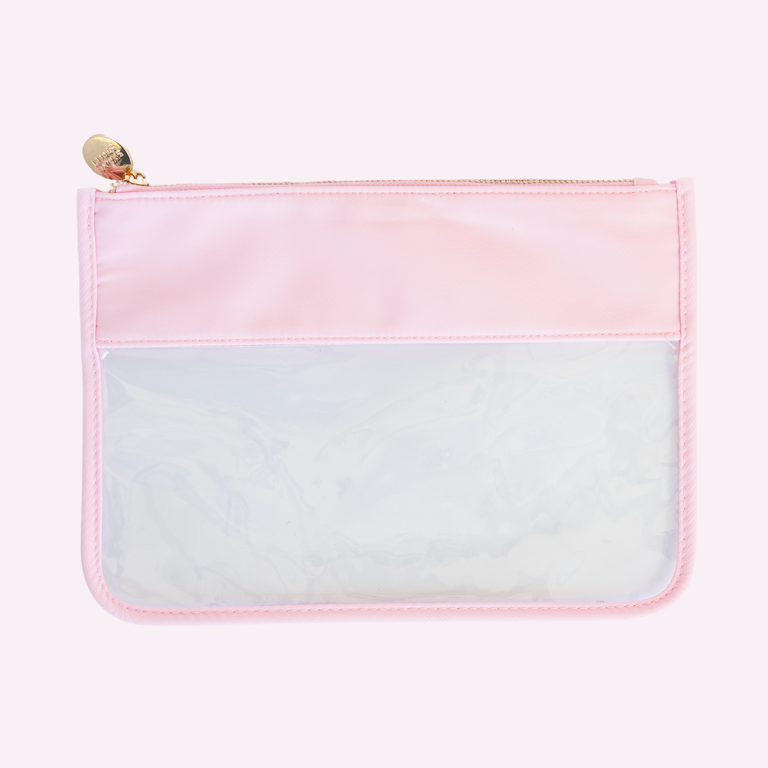 Ice Pink Clear Pouch