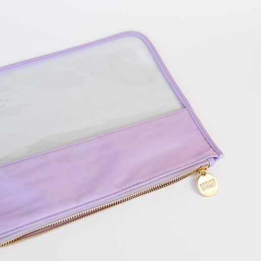 Lilac Clear Pouch