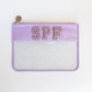 Lilac Clear Pouch