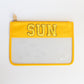 Sunshine Yellow Clear Pouch