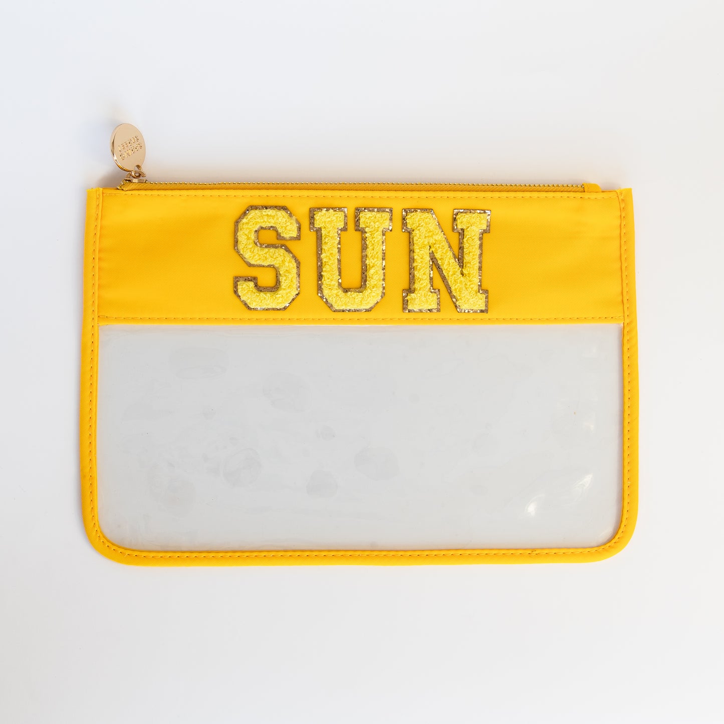 Sunshine Yellow Clear Pouch