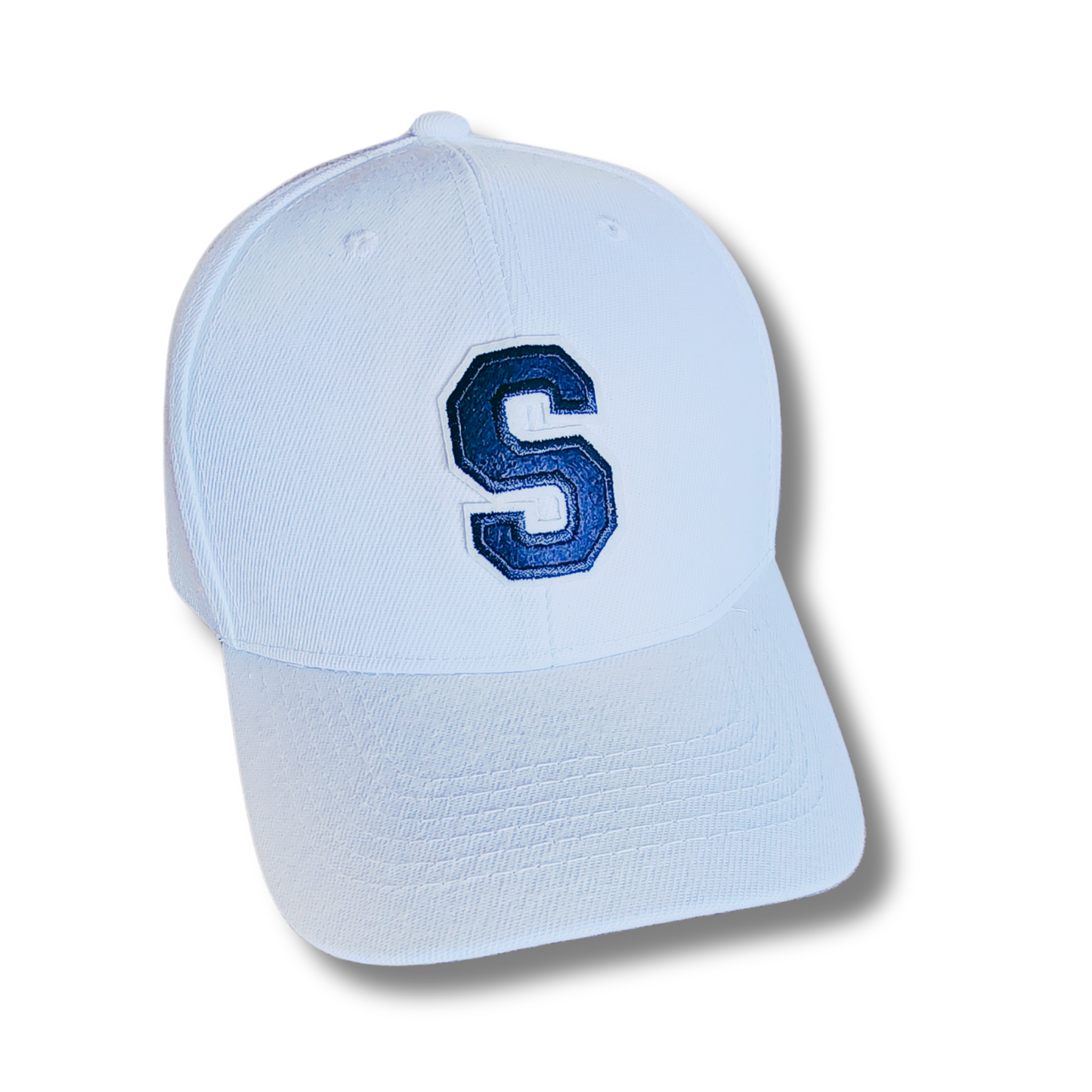 Personalised Letter Cap Aspen White