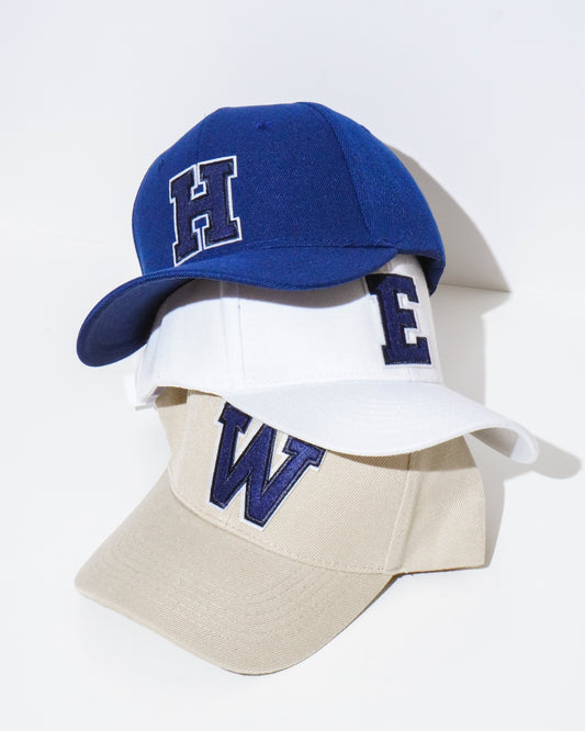 Personalised Letter Cap Aspen White