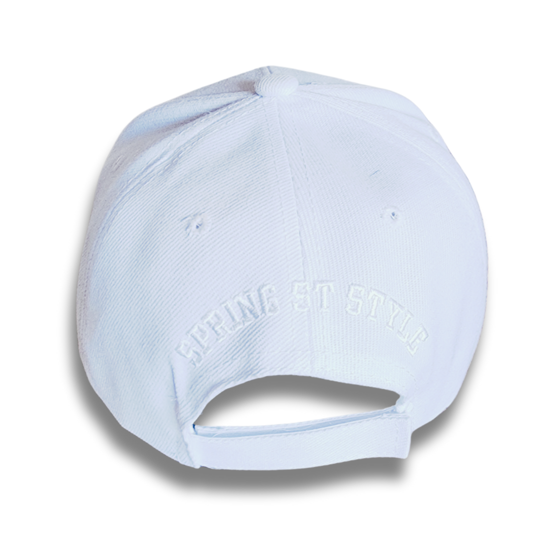 Personalised Letter Cap Aspen White